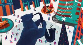 La ilustradora Irene Blasco evoca el espíritu de la Navidad en el número de diciembre de M21 Magazine