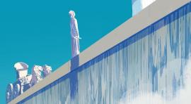 En la portada de marzo de "eme21magazine" la diseñadora Eva Vázquez imagina a la diosa Cibeles saludando a la escultura de "Julia" de Jaume Plensa