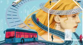 En una doble página de 'eme21magazine', Beatriz Ramo  ilustra en Naranjalidad su visión del confinamiento