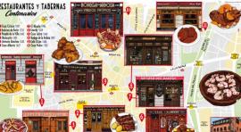 Mapa "Restaurantes y tabernas centenarios"