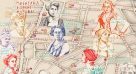 Mapa cultural ilustrado 'Malasaña y otras mujeres'