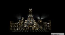 Propuesta del reconocido diseñador de iluminación de artes escénicas Juanjo Llorens para el Palacio de Cibeles