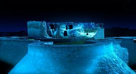 El Castillo de la Alameda quedará convertido en un gran iceberg, gracias a la propuesta del colectivo Eyesberg, 1,5 grados