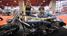El salón acoge una nueva edición de Madrid Bike Show, que reúne propuestas espectaculares en la personalización de motocicletas©Motorama Madrid