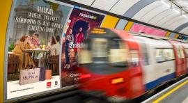 Cartel metro Londres campaña turismo