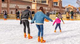 Pista de hielo de Matadero Madrid 