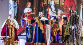 Melchor, Gaspar y Baltasar han afirmado que es un privilegio vivir en una ciudad como Madrid, en cuyo cielo brillan las estrellas©Lukasz Michalar-Madrid Destino