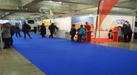 Camp sites, caravanning clubs and finance companies offer information in the pavilion©Autocaravaning.es