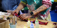 Se han organizado más de 150 talleres centrados en el bricolaje, la papelería, la costura y mucho más©Handmade festival