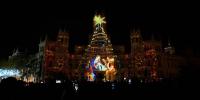 El videomapping proyectado en el Palacio de Cibeles