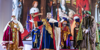 Melchor, Gaspar y Baltasar han afirmado que es un privilegio vivir en una ciudad como Madrid, en cuyo cielo brillan las estrellas©Lukasz Michalar-Madrid Destino