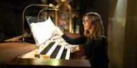 Concierto de la organista Esther Ciudad ayer en la parroquia de San Ginés