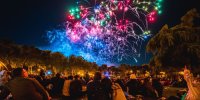 Fuegos artificiales San Isidro 2024