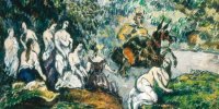 Escena legendaria o Sancho en el agua’, de Cezanne