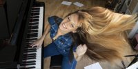 La pianista Lucia Rey. Imagen de Larisa López