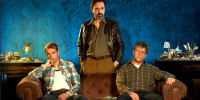 American Buffalo. Los actores Roberto Hoyo, Israel Elejalde, David Lorente