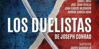 Cartel obra Los Duelistas, del 11 de diciembre al 18 de enero de 2026, en el teatro Fernán Gómez. Centro Cultural de la Villa