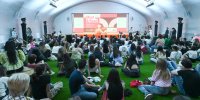 Celebración de la 'Meet&read' de Matadero Madrid con motivo del Día del Libro