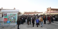 Visitantes en la segunda edición de la Feria del Cómic de Madrid