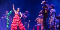 Lila Downs durante el concierto en Conde Duque