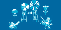 Imagen del cartel del festival pensado para explorar el objeto-libro como soporte de conocimiento y entretenimiento, como herramienta de juego y diversión y como espacio de creación y autoconocimiento