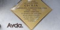 Madrid recuerda la figura de Cecilia con una placa conmemorativa