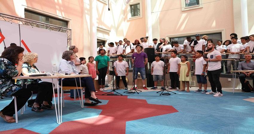 ©Ayuntamiento. La alcaldesa de Madrid, Manuela Carmena, ha presentado Espacio Abierto Quinta de Los Molinos