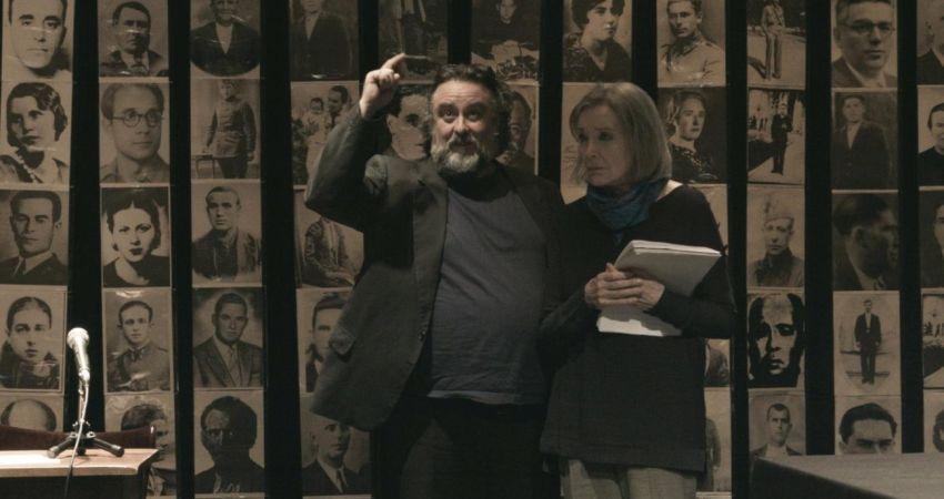Nuria Espert y Andrés Lima en "El Pan y la sal" (Teatro Español) 