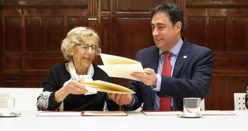 La alcaldesa de Madrid y el presidente del Grupo de Ciudades Patrimonio de la Humanidad de España suscriben un protocolo de colaboración iniciado en 2005