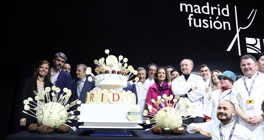 Almudena Maíllo en la inauguración de Madrid Fusión