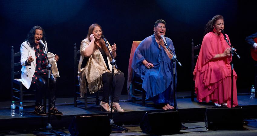 La gala de homenaje a Camarón '30 años. Las mujeres cantan al mito'  fue el espectáculo que más interés concitó del festival©Fernando Tribiño-Madrid Destino