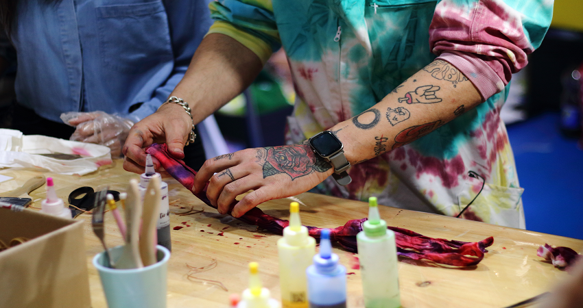 Se han organizado más de 150 talleres centrados en el bricolaje, la papelería, la costura y mucho más©Handmade festival