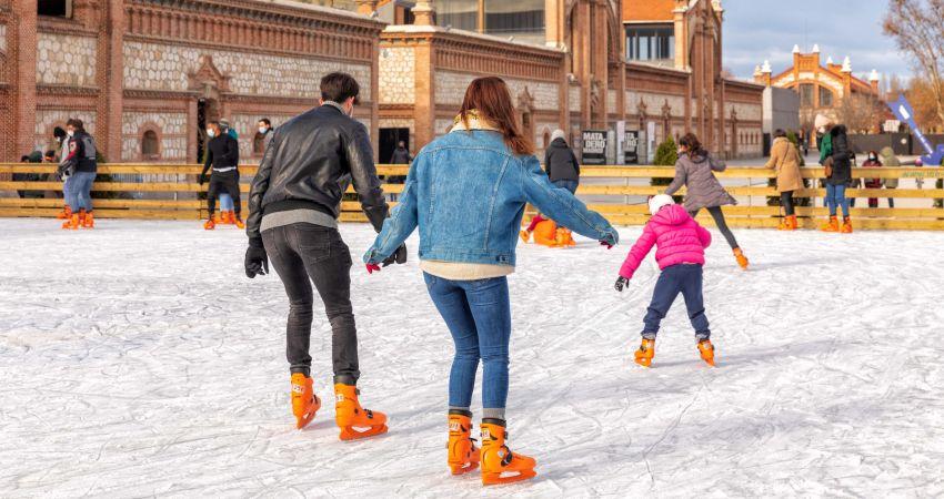 Pista de hielo de Matadero Madrid 