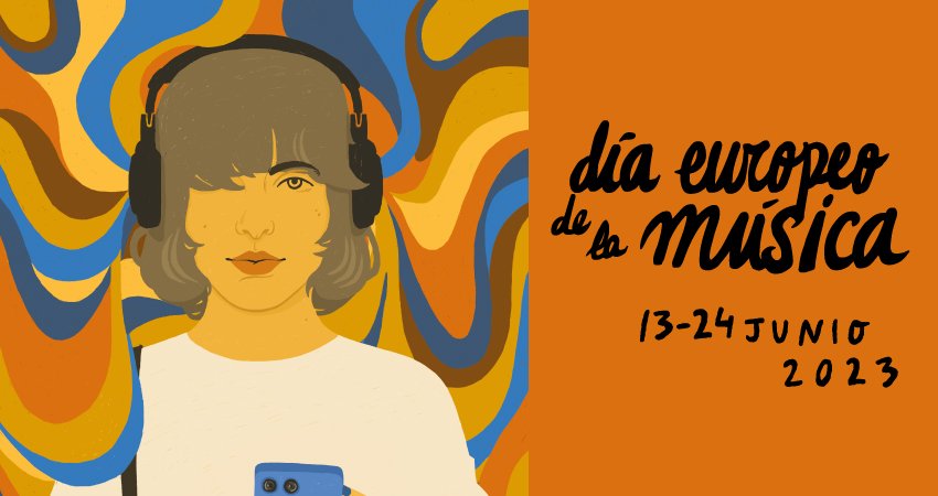 Ana Müshell ha diseñado el cartel del Día Europeo de la Música 2023