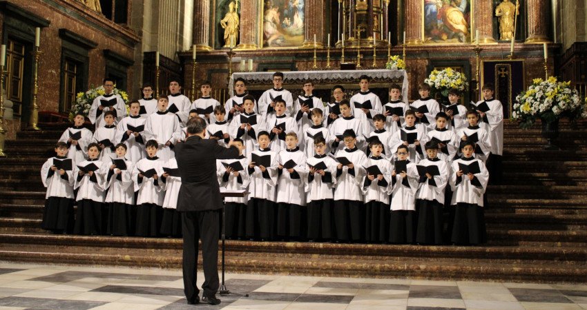 Coro de la Escolanía de El Escorial. Imagen de archivo.