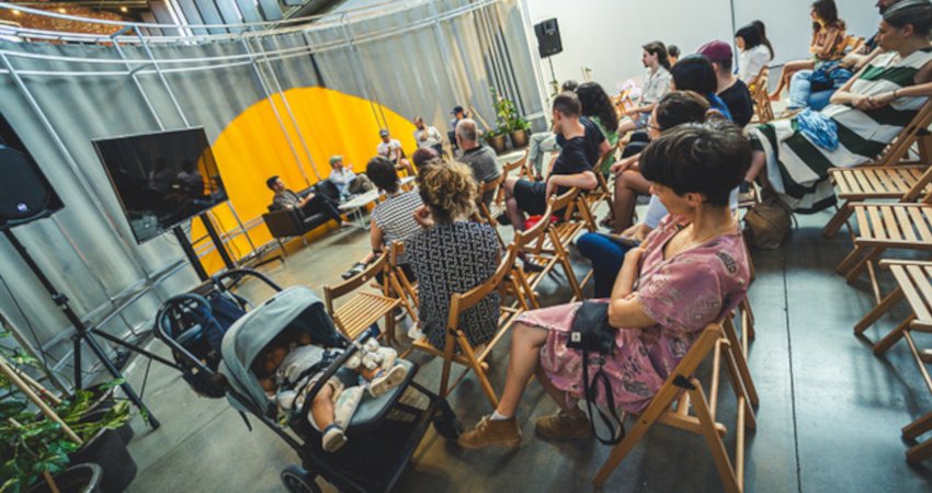Imagen de archivo Jornada de Puertas Abiertas en el Centro de residencias artísticas de Matadero