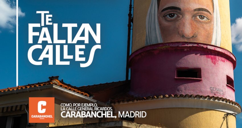 Cartel de la campaña ‘Te faltan calles’