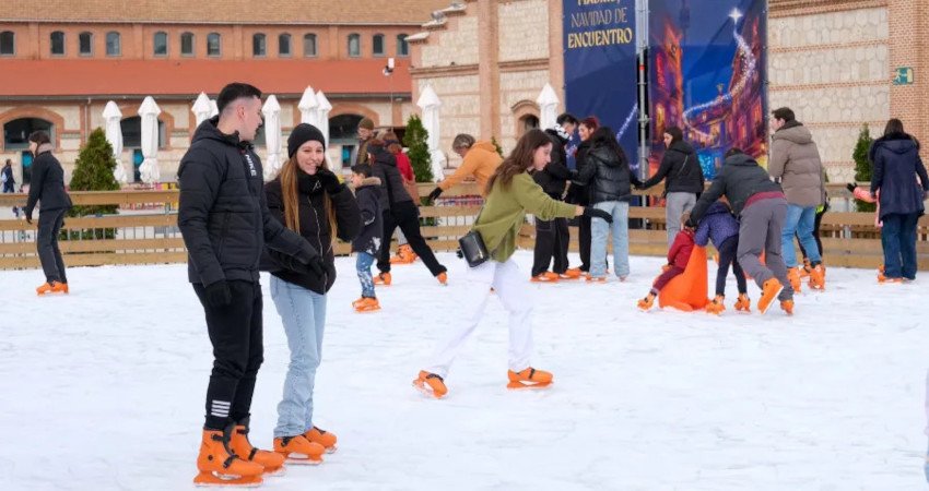 Pista de patinaje de Matadero Madrid