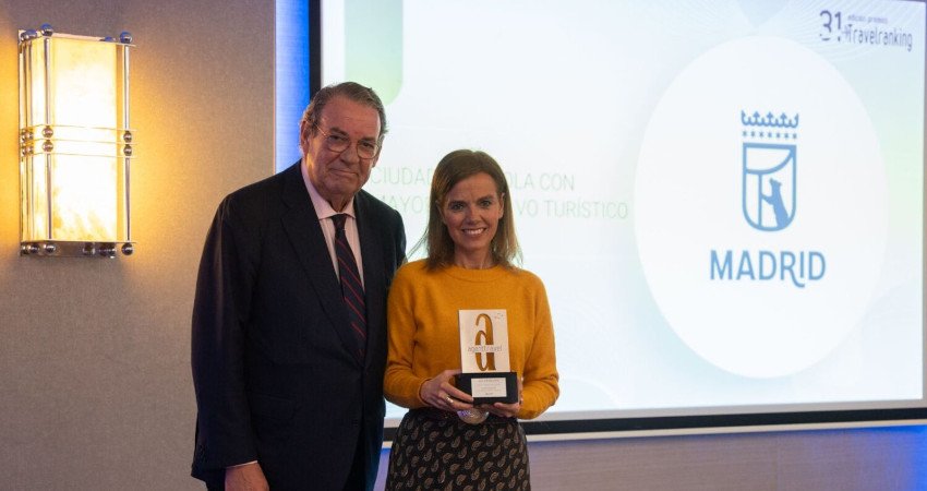 Almudena Maíllo. Recepción del Premio Travelranking