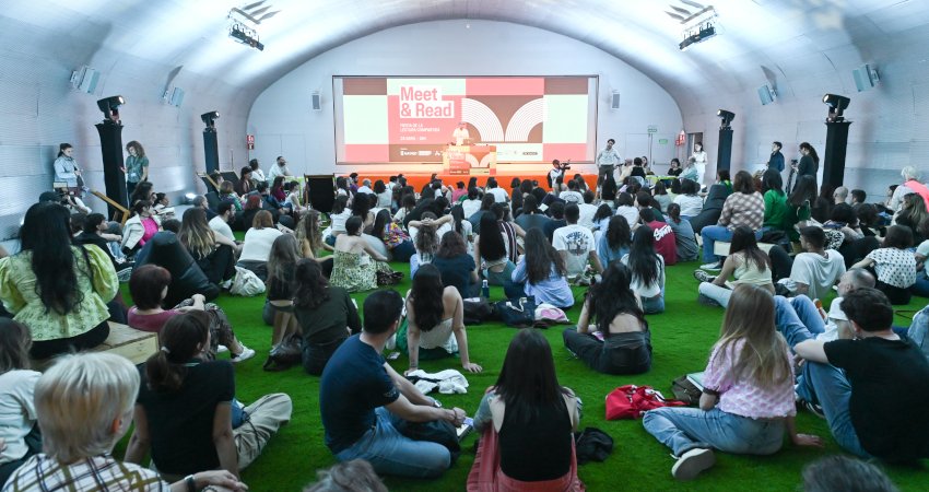 Celebración de la 'Meet&read' de Matadero Madrid con motivo del Día del Libro