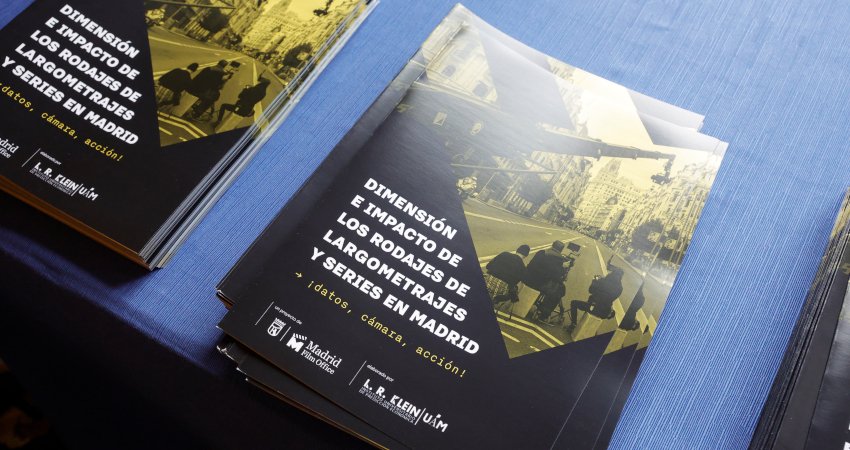 Almudena Maíllo ha presentado el estudio ‘Dimensión e impacto económico de los rodajes de largometrajes y series en Madrid’3