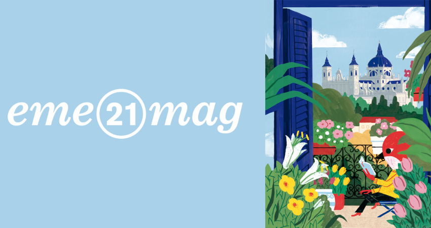 Número de abril de 'eme21mag'. Autor portada: Adrián Fuentes