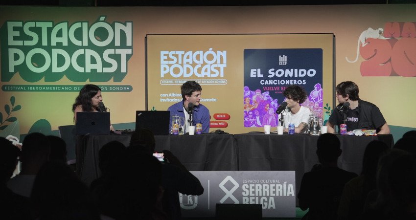 Serrería Belga reúne a las voces más influyentes de España e Iberoamérica en ‘Estación Podcast’