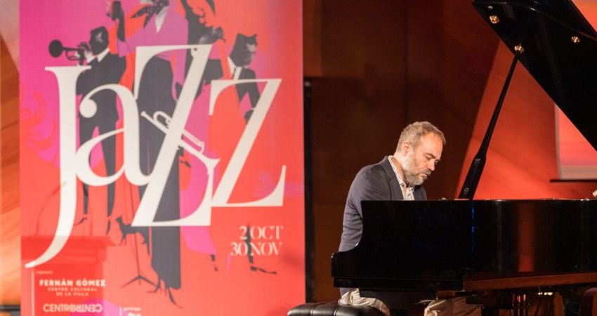 Moisés P. Sánchez en la presentación de JAZZMADRID 2026. @Alejandro Cayetano