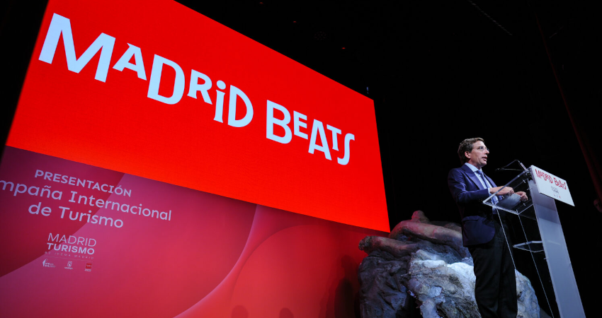 Almeida presenta la nueva campaña internacional de turismo ‘Madrid Beats’