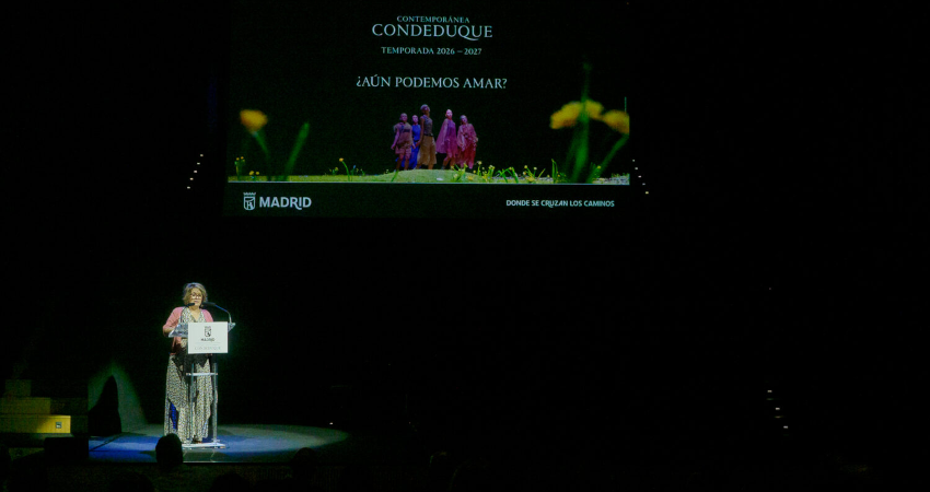Delegada de Cultura, Turismo y Deporte, Marta Rivera de la Cruz. Presentación nueva temporada 2026-27 de Contemporánea Condeduque