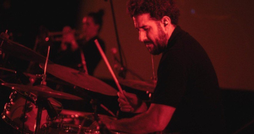 El baterista cubano Ruly Herrera en JAZZMADRID.