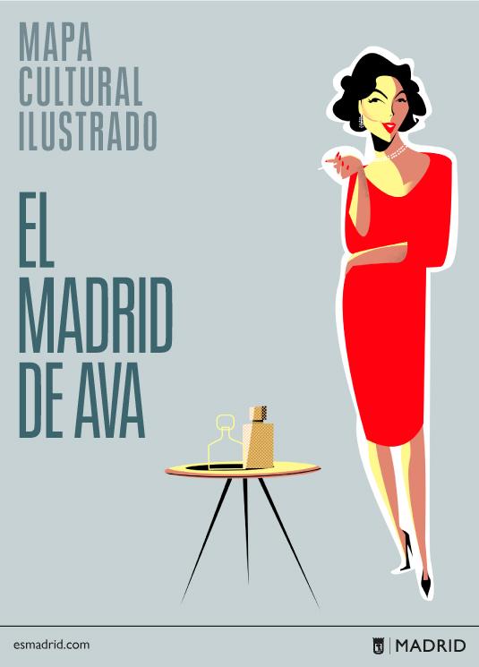 Mapa cultural ilustrado 'El Madrid de Ava'