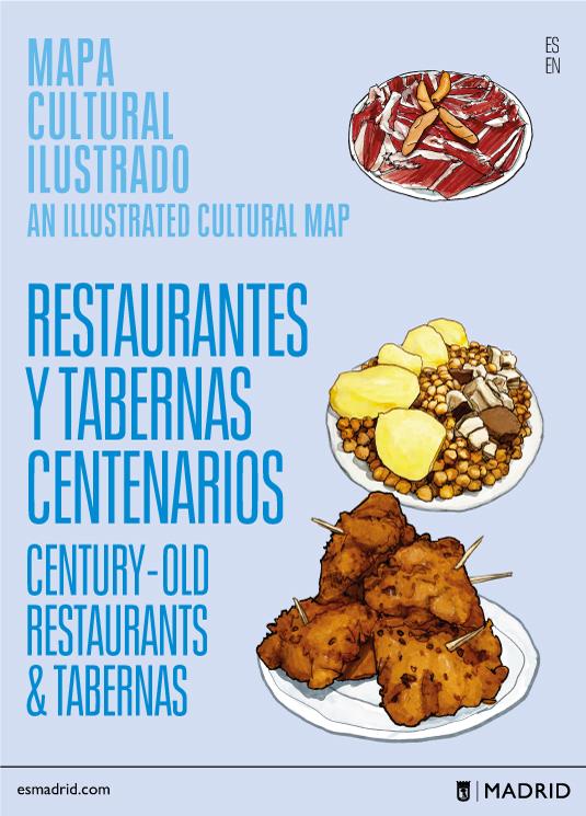 Mapa cultural ilustrado 'Restaurantes y tabernas centenarios'