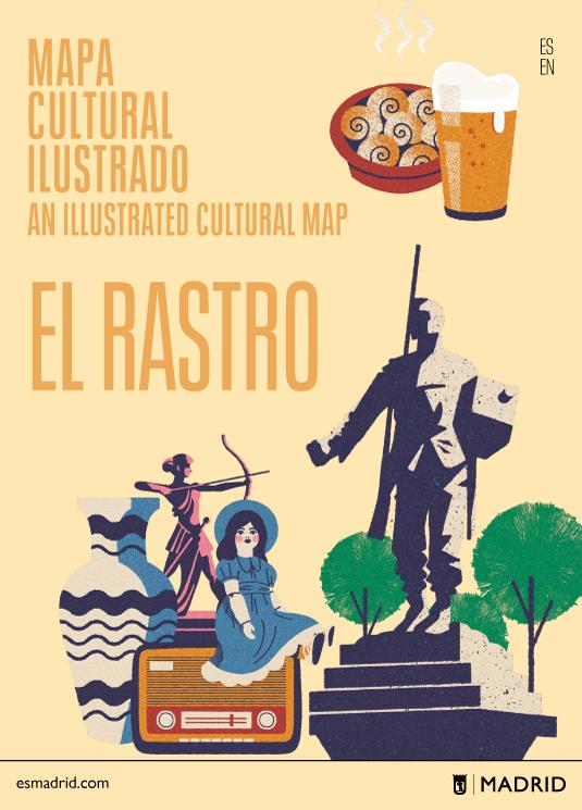 Mapa cultural ilustrado 'El Rastro'